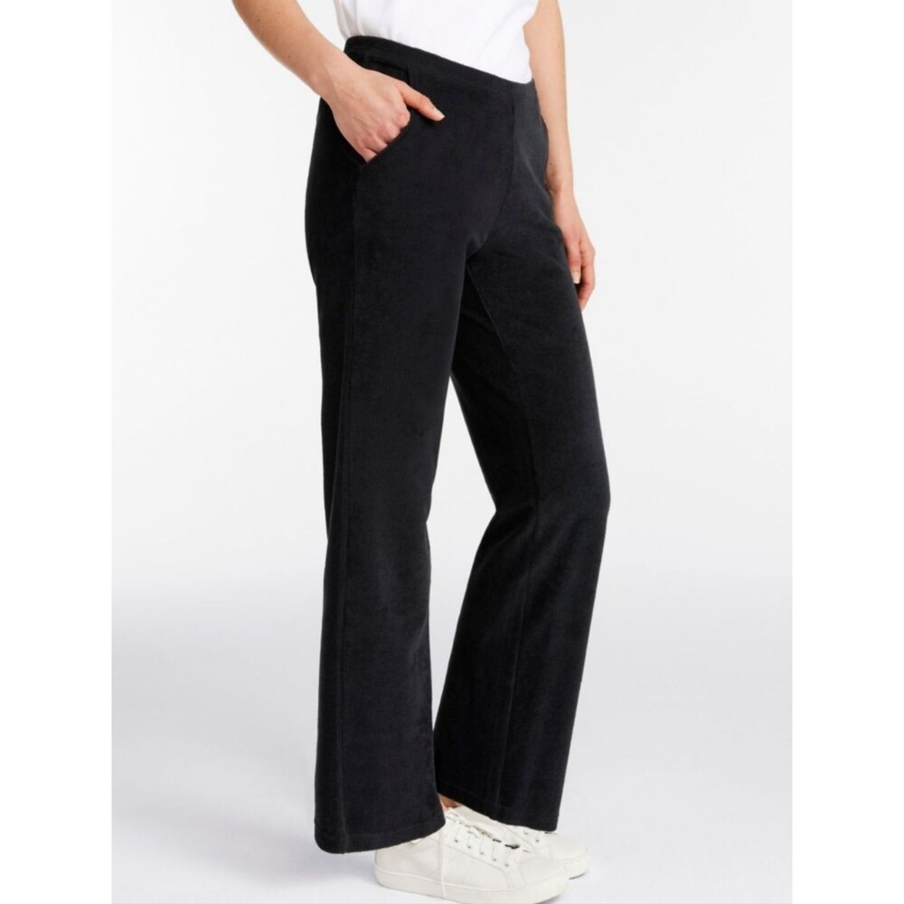 LL Bean Women's Perfect Fit Knit Straight-Leg Corduroy Straight-Leg Pants 8
